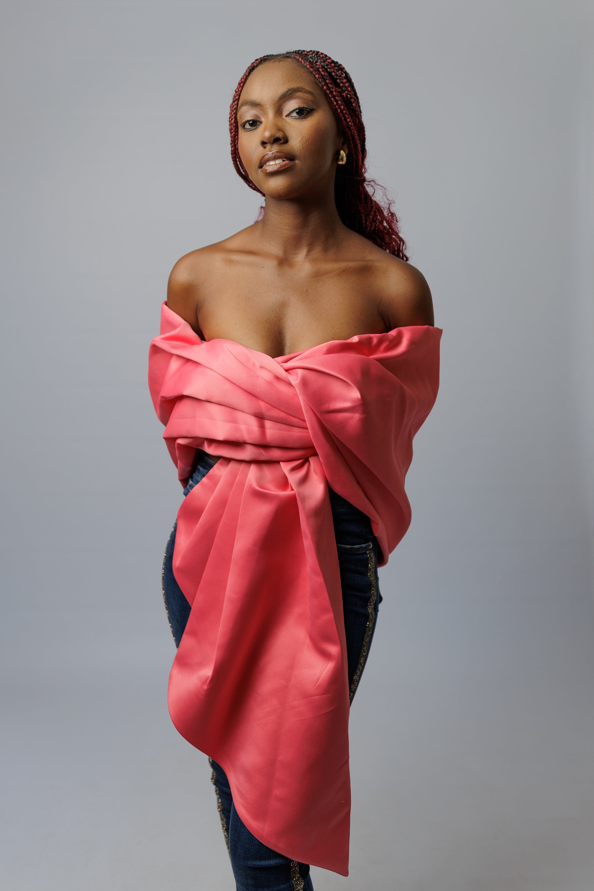 Top off shoulder dramatic top