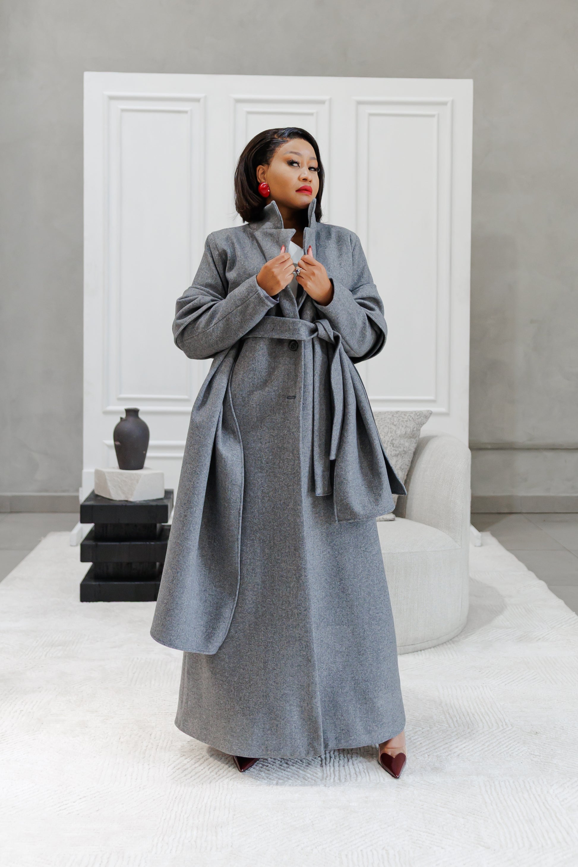 Elegant Scarf Coat