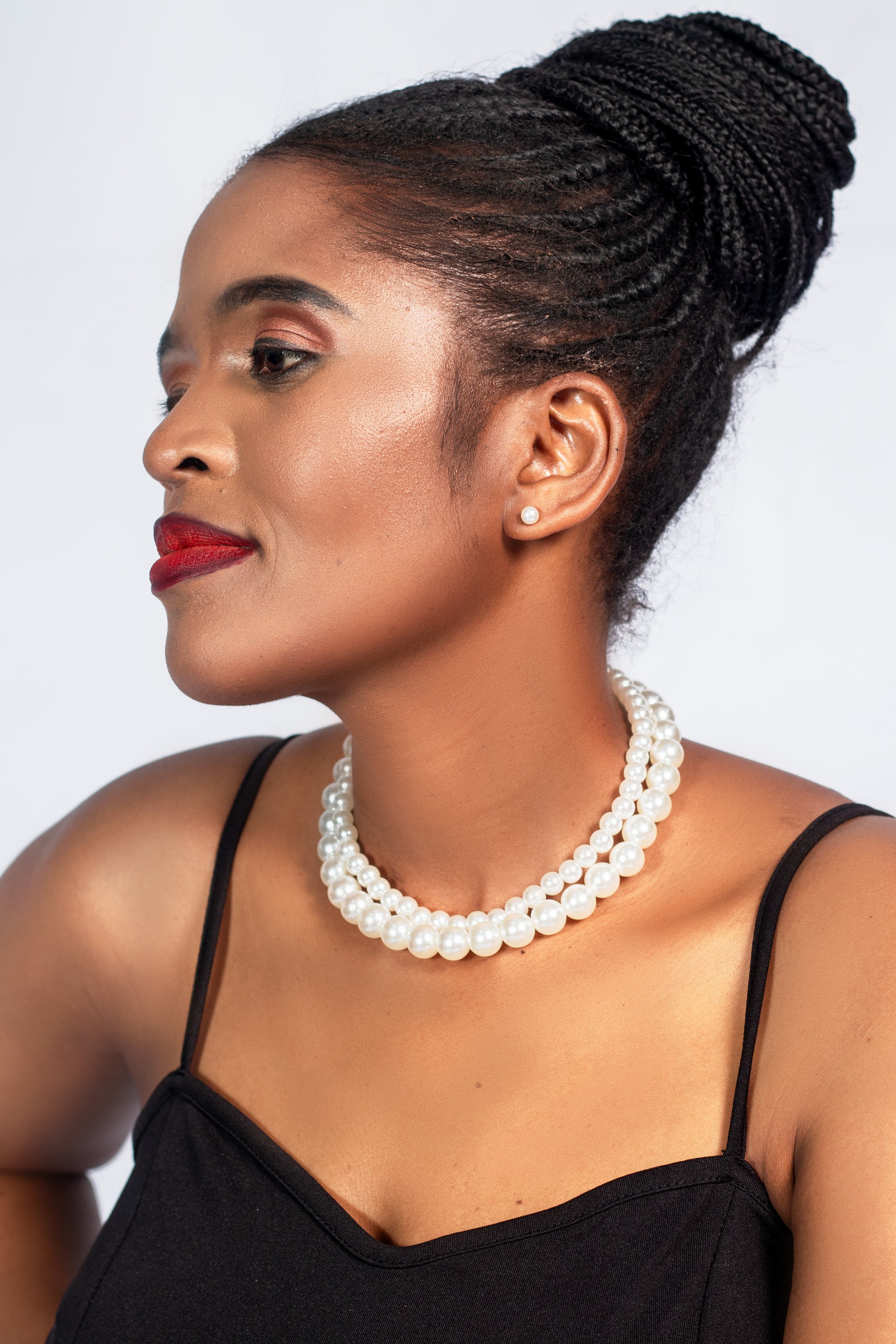 Pearl & earrings set