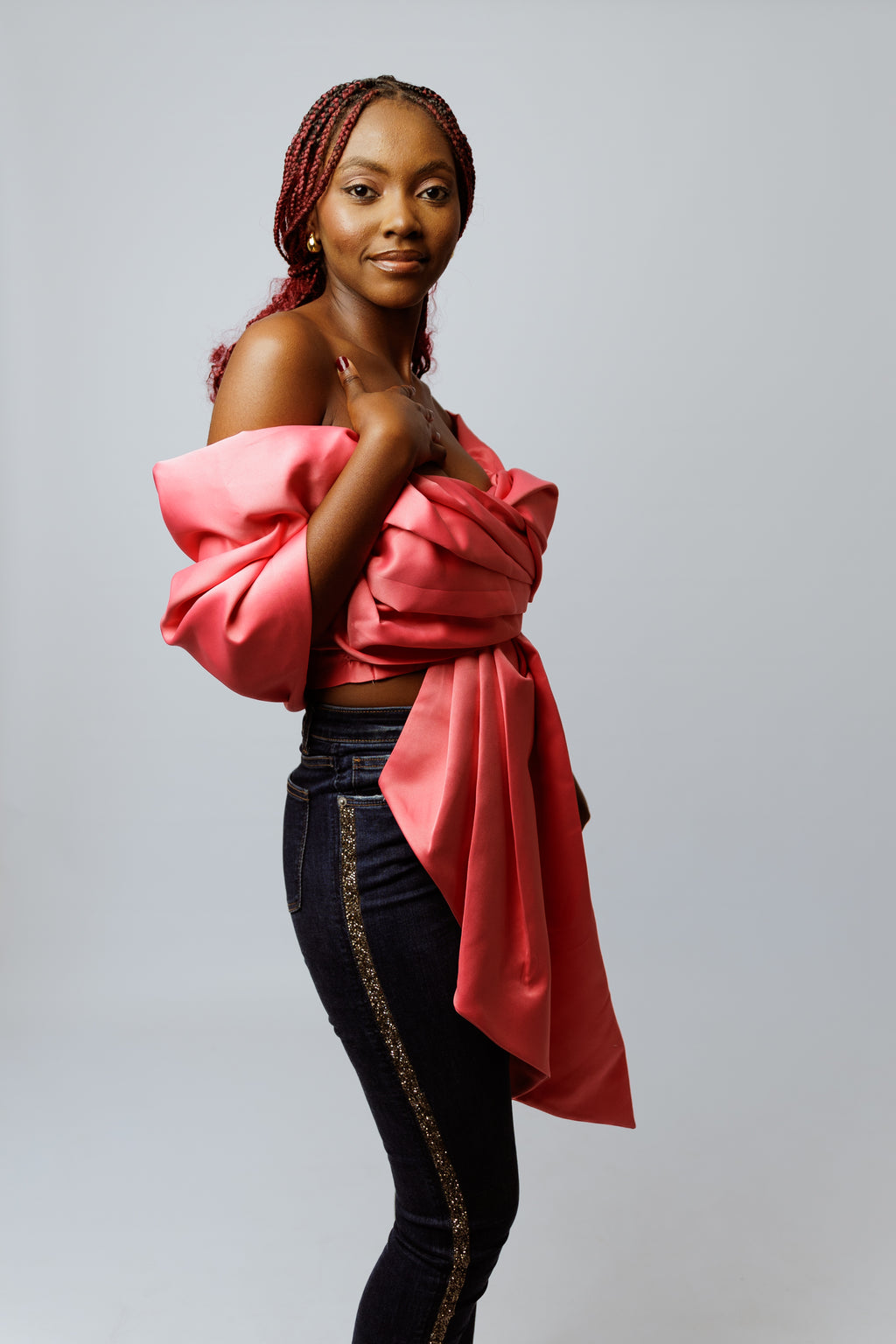 Top off shoulder dramatic top