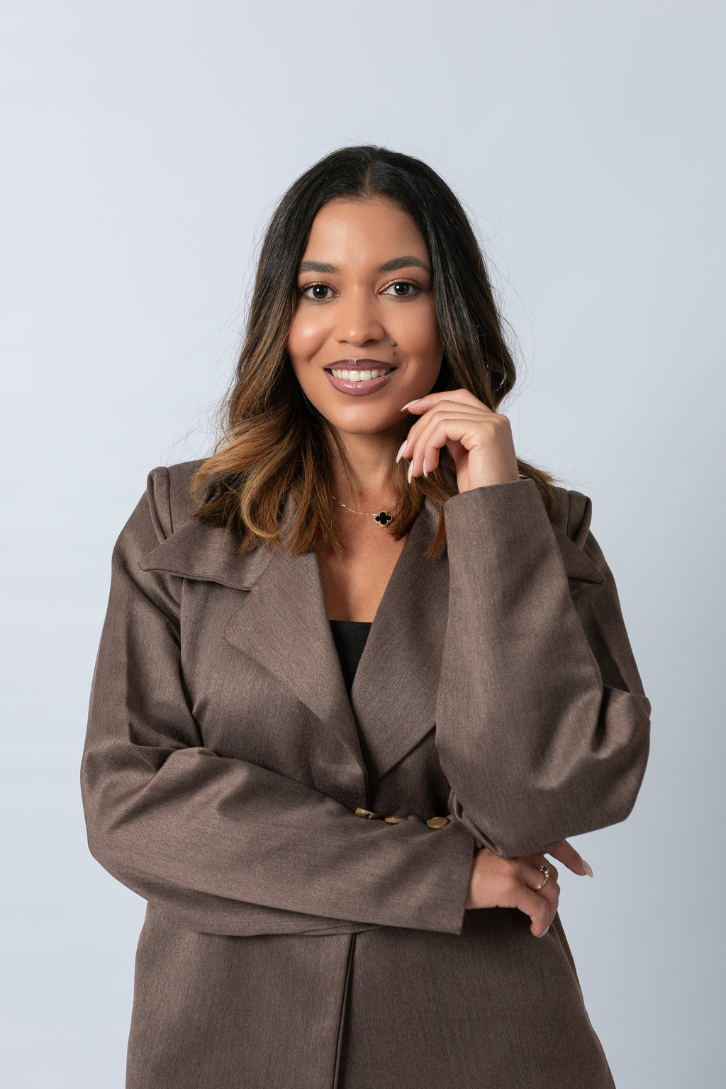 Mocha Authority Suit