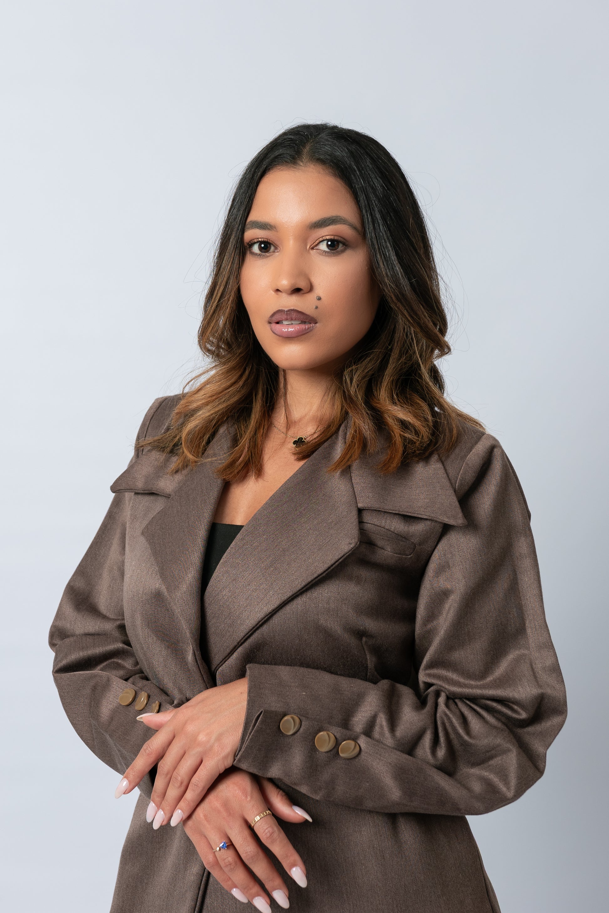 Mocha Authority Suit