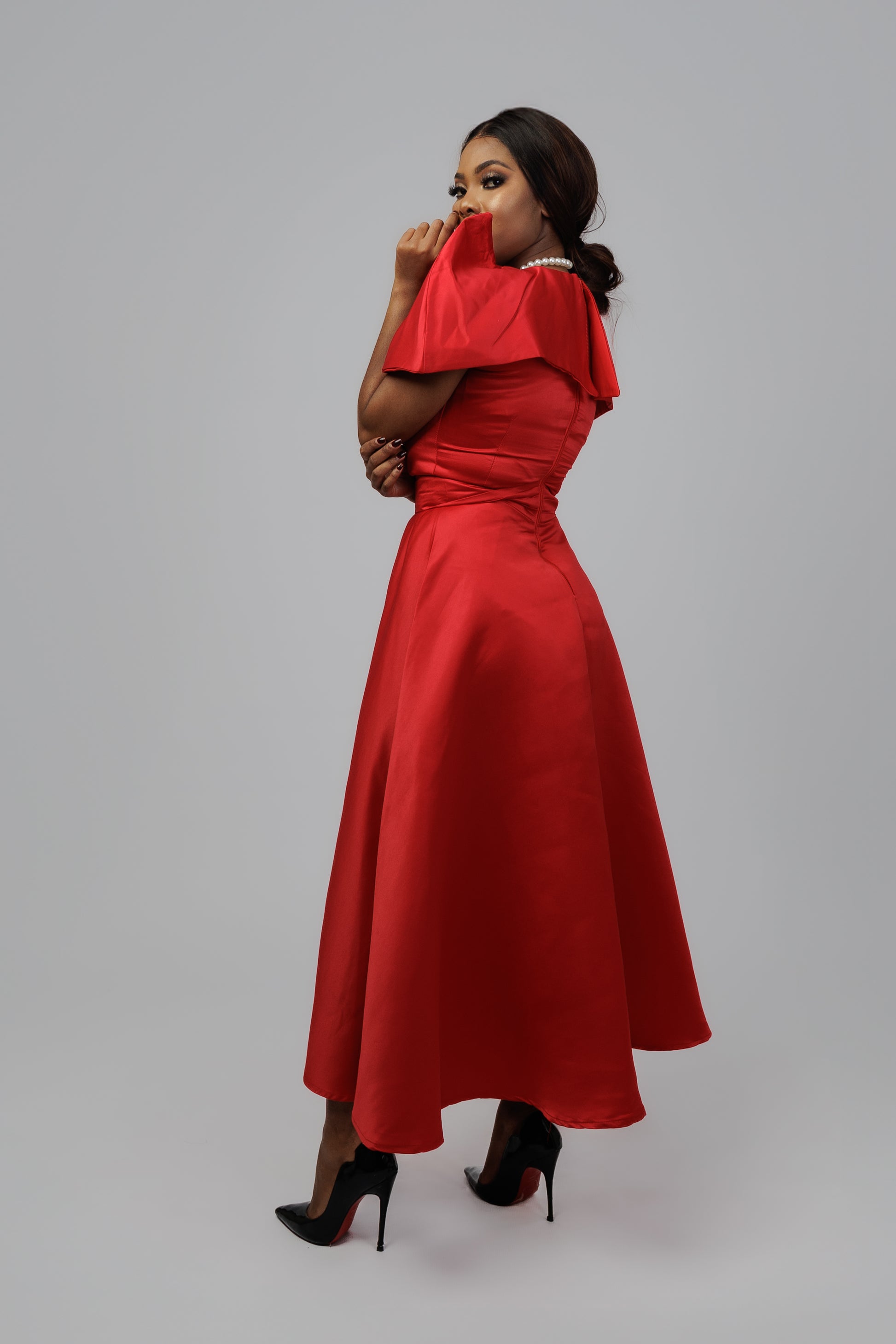 Elegant Overflow Gown