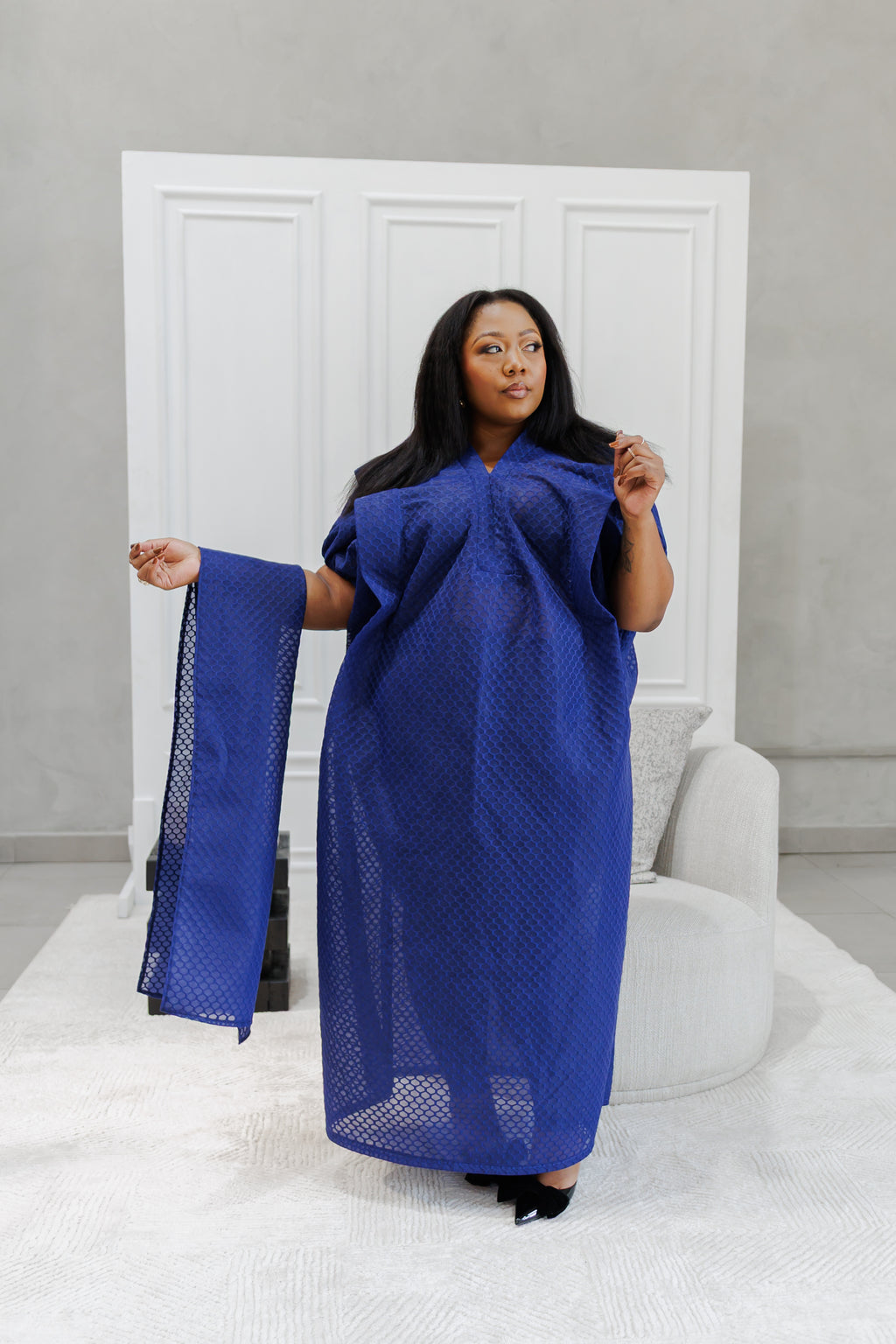 Textured see through bubu