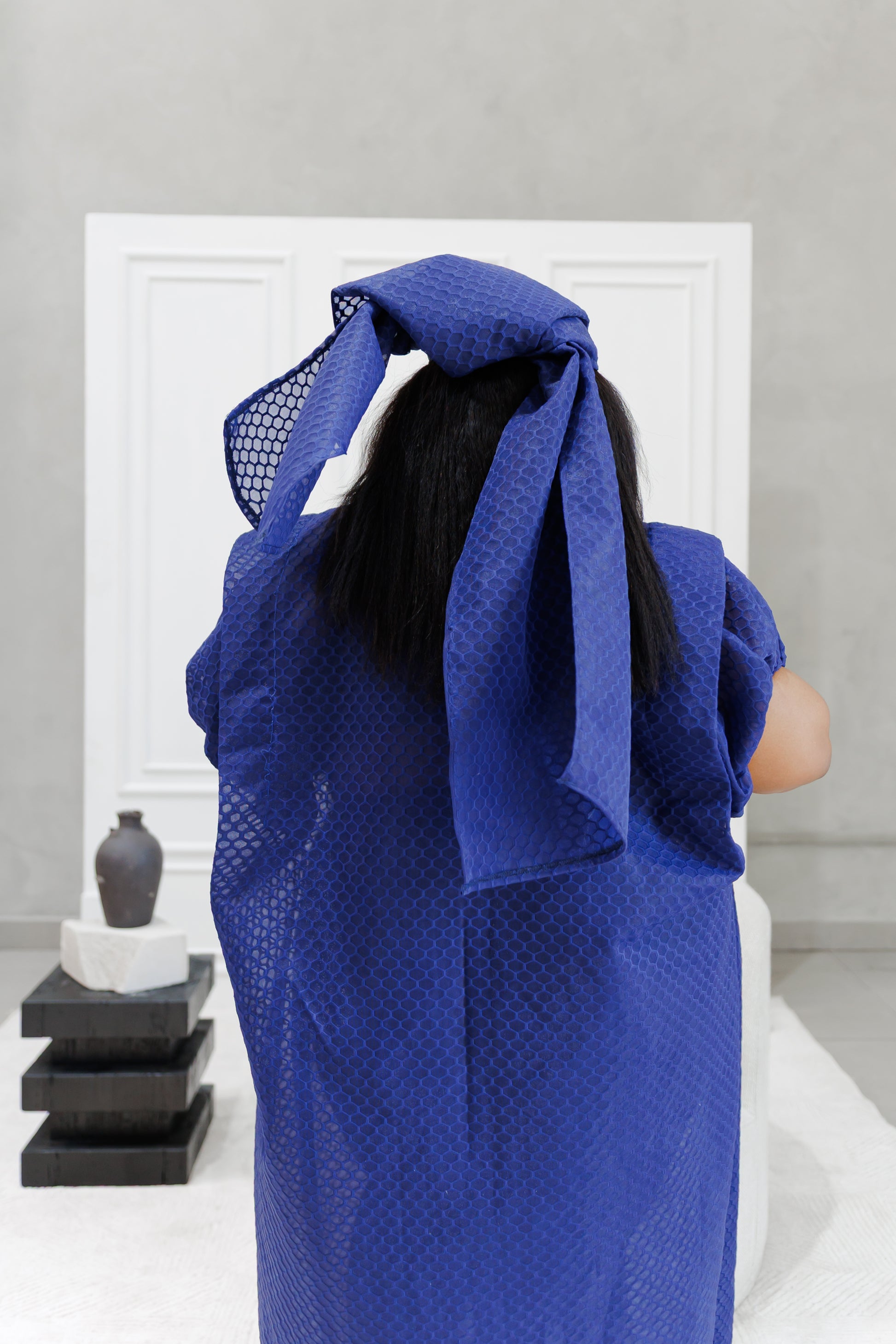 Textured see through bubu