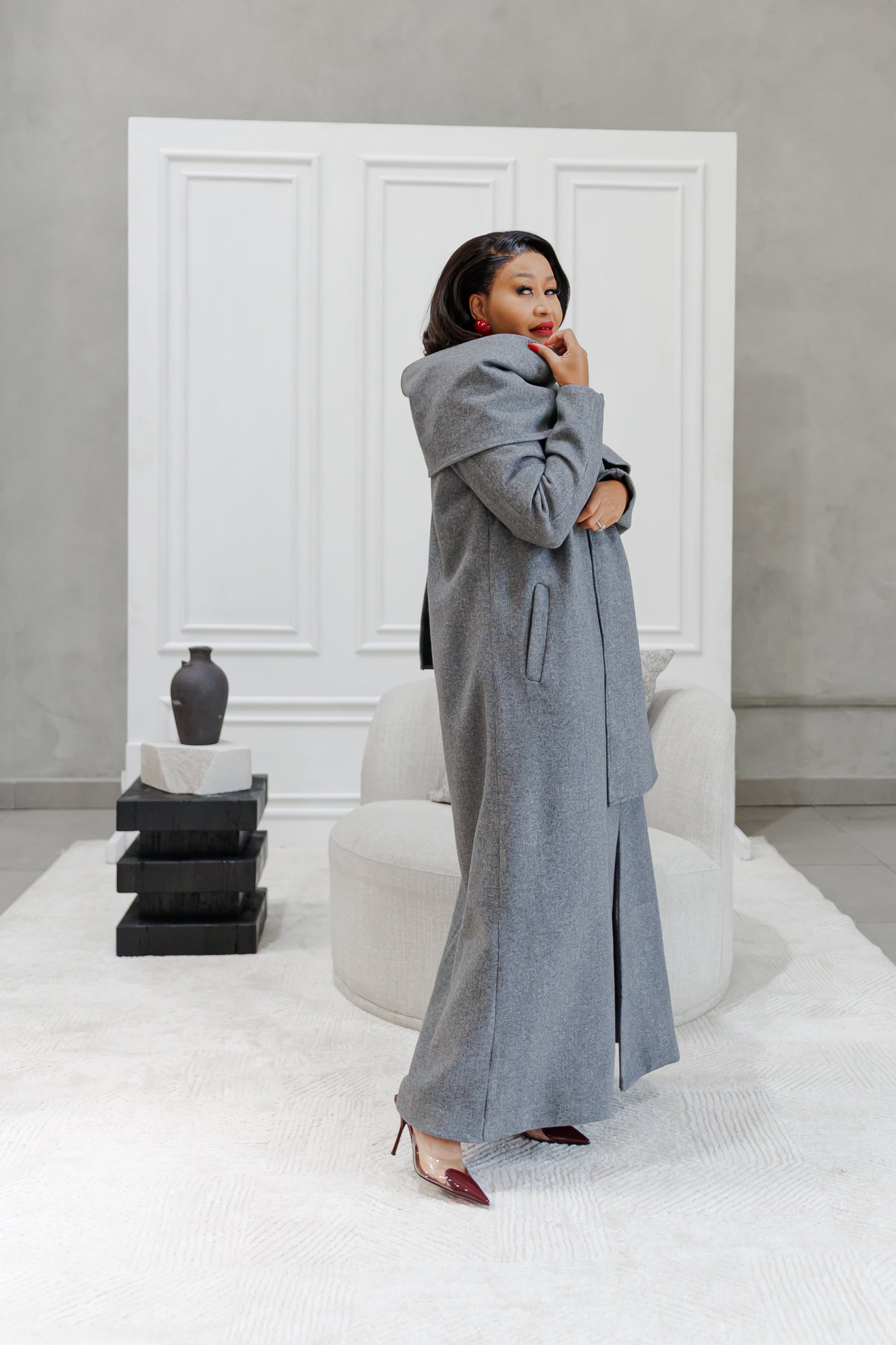 Elegant Scarf Coat