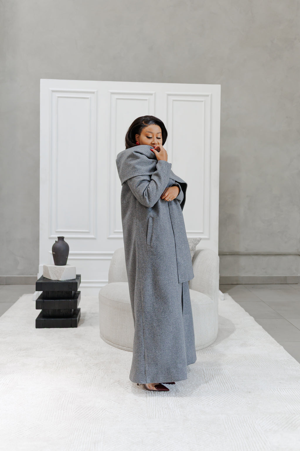 Elegant Scarf Coat