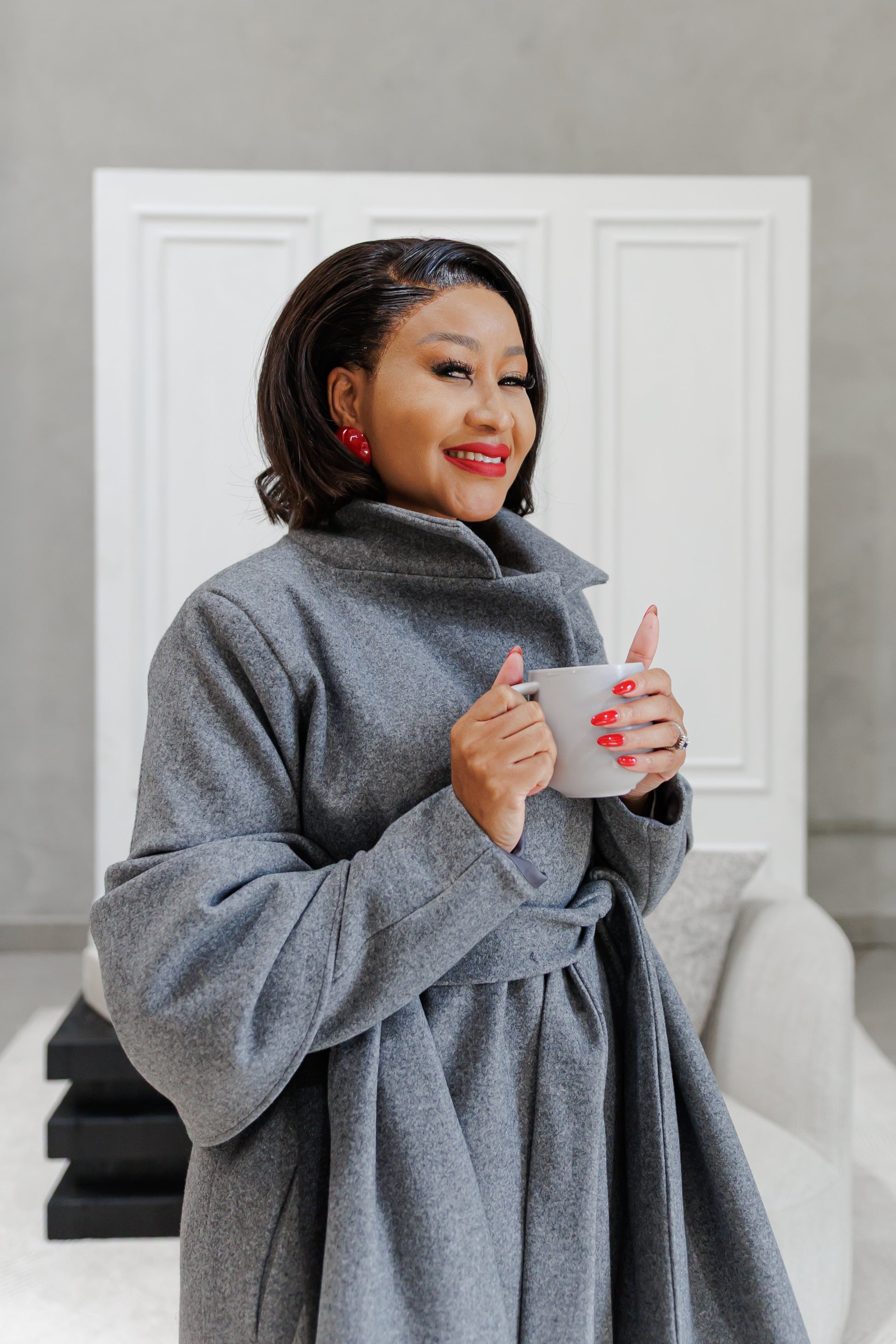Elegant Scarf Coat