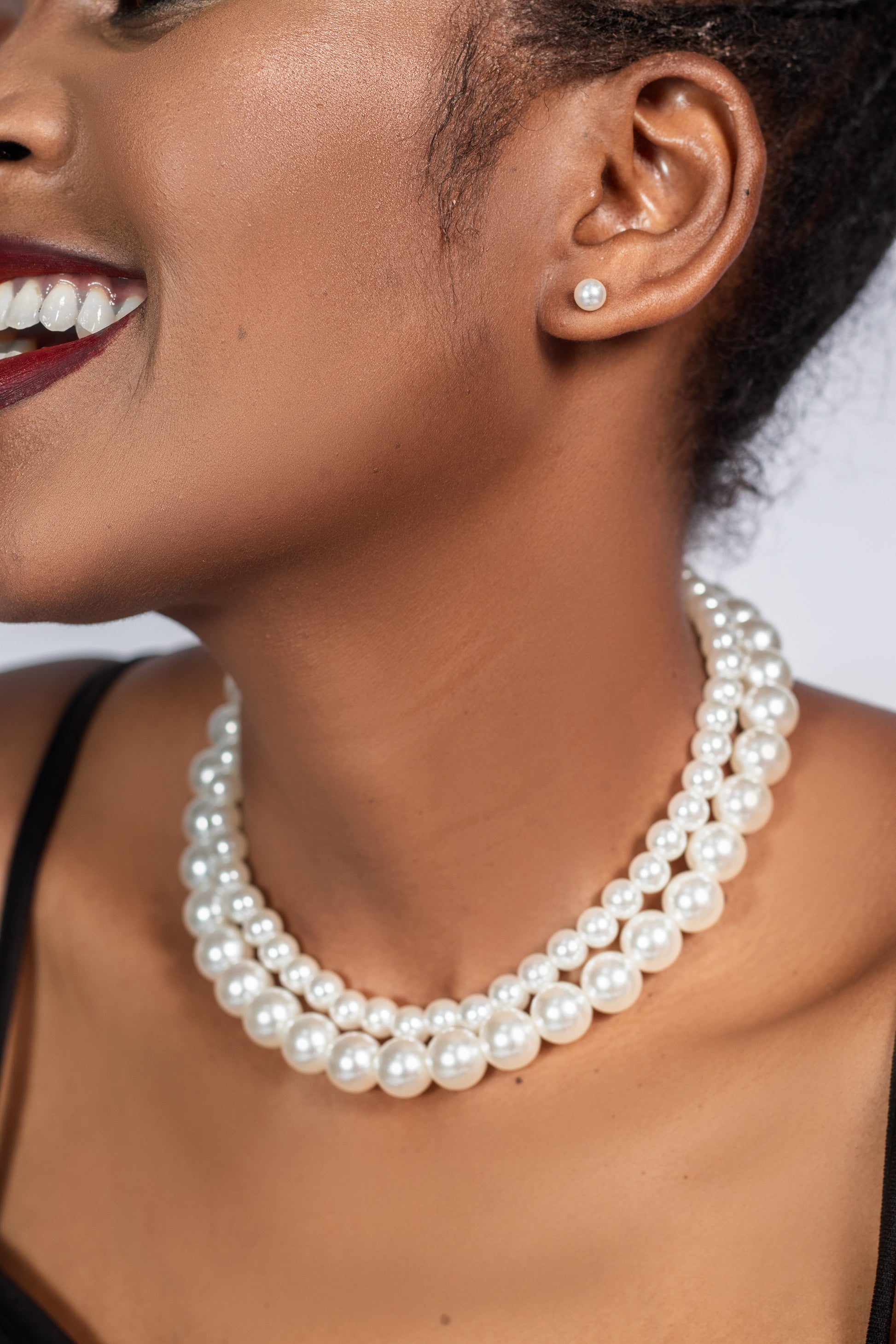 Pearl & earrings set