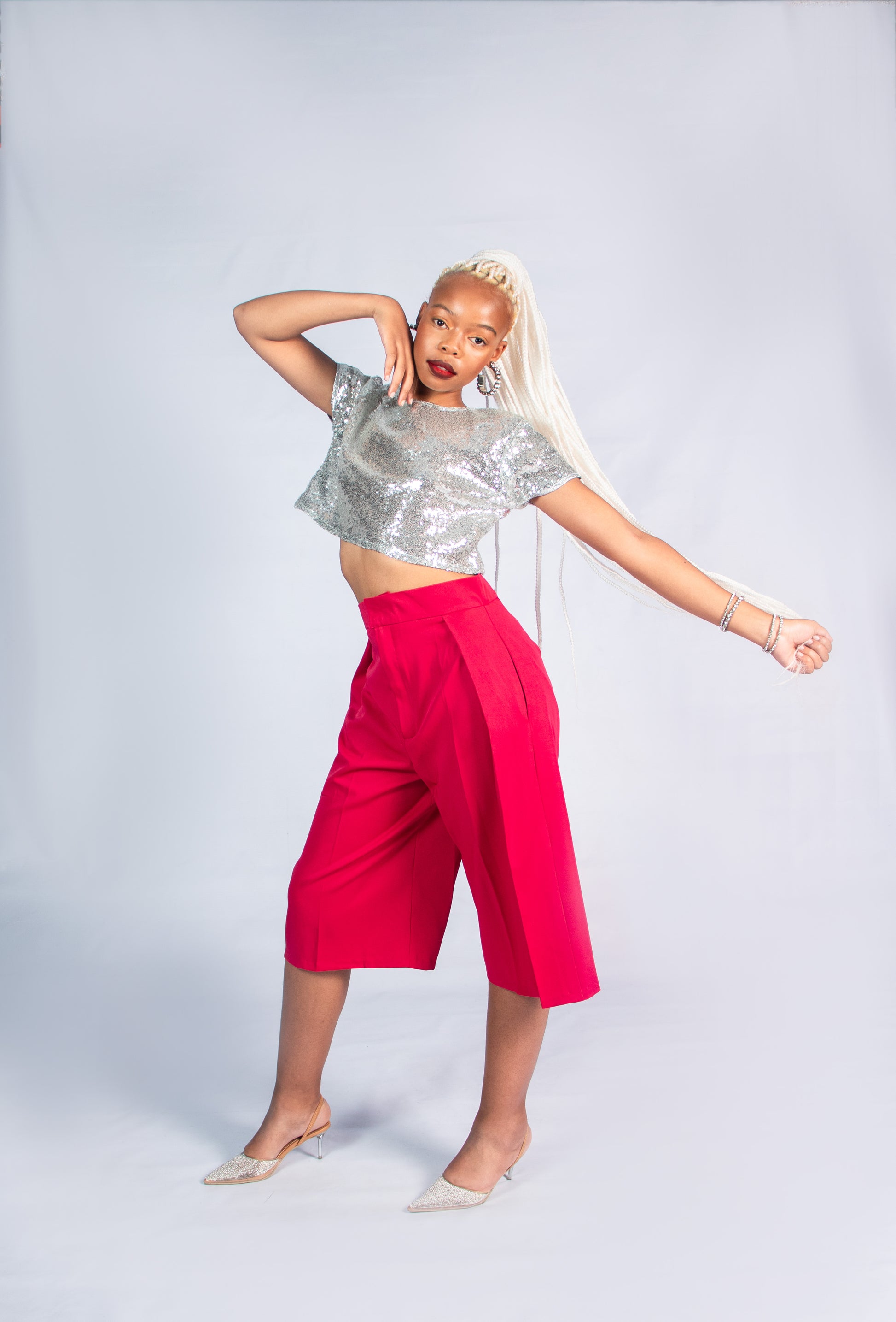 Flap formal pants