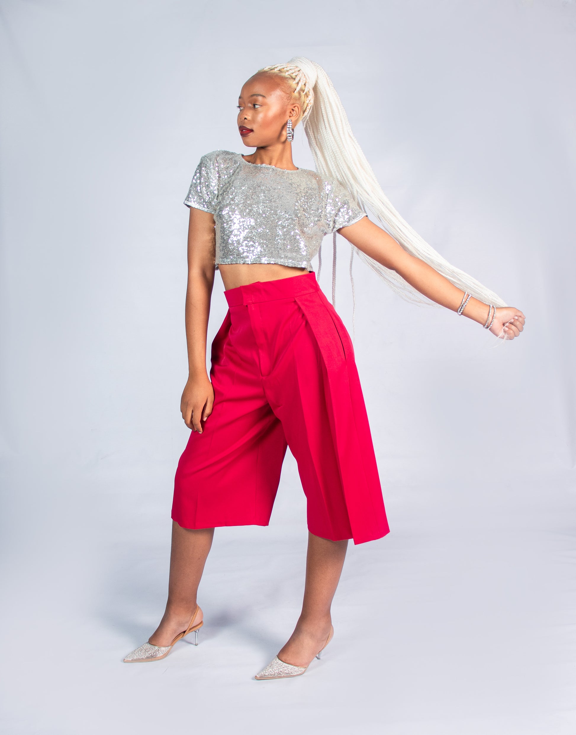 Flap formal pants