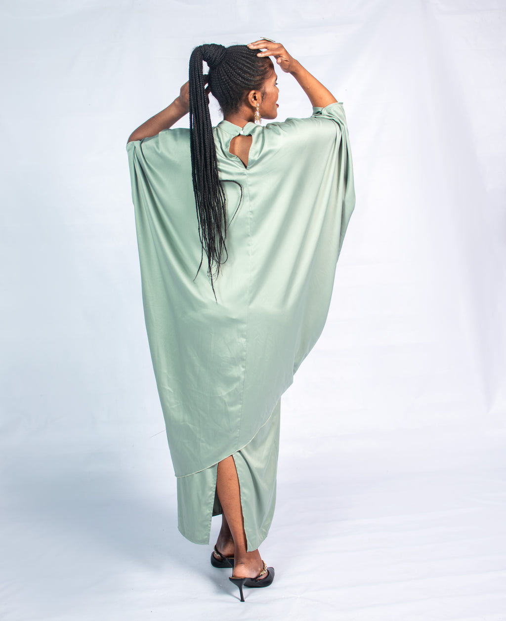 Satin Mint two piece flow