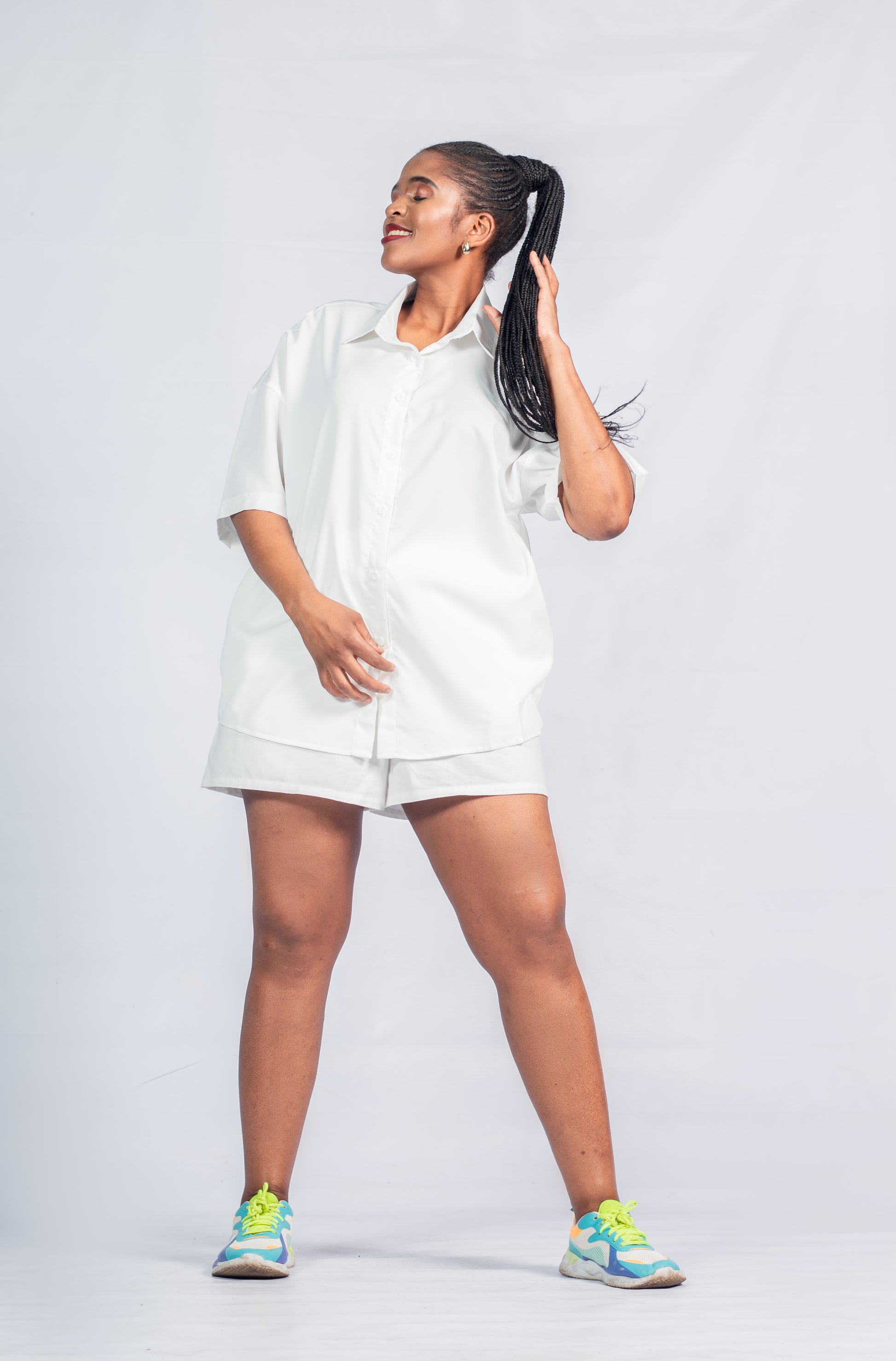 Shirt and shorts casual