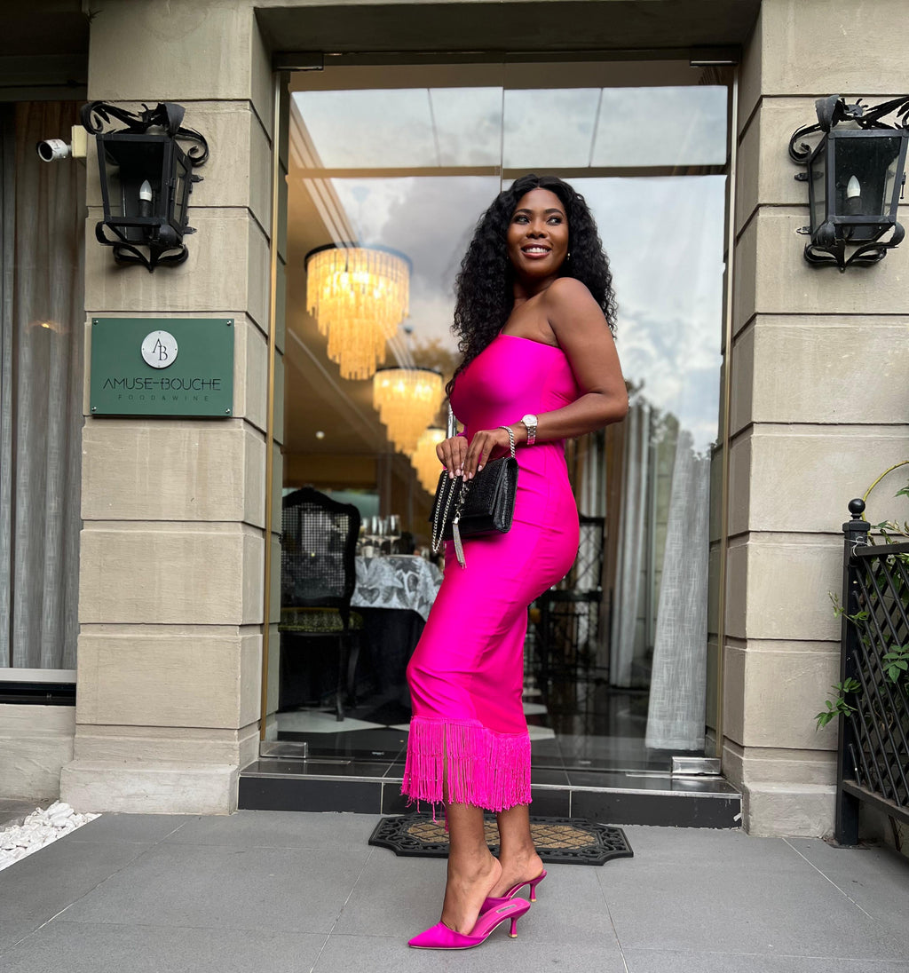 one sleeve bodycon
