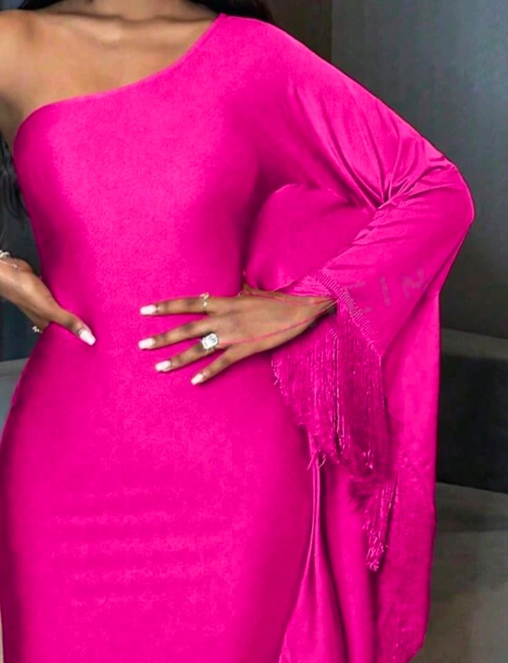 one sleeve bodycon