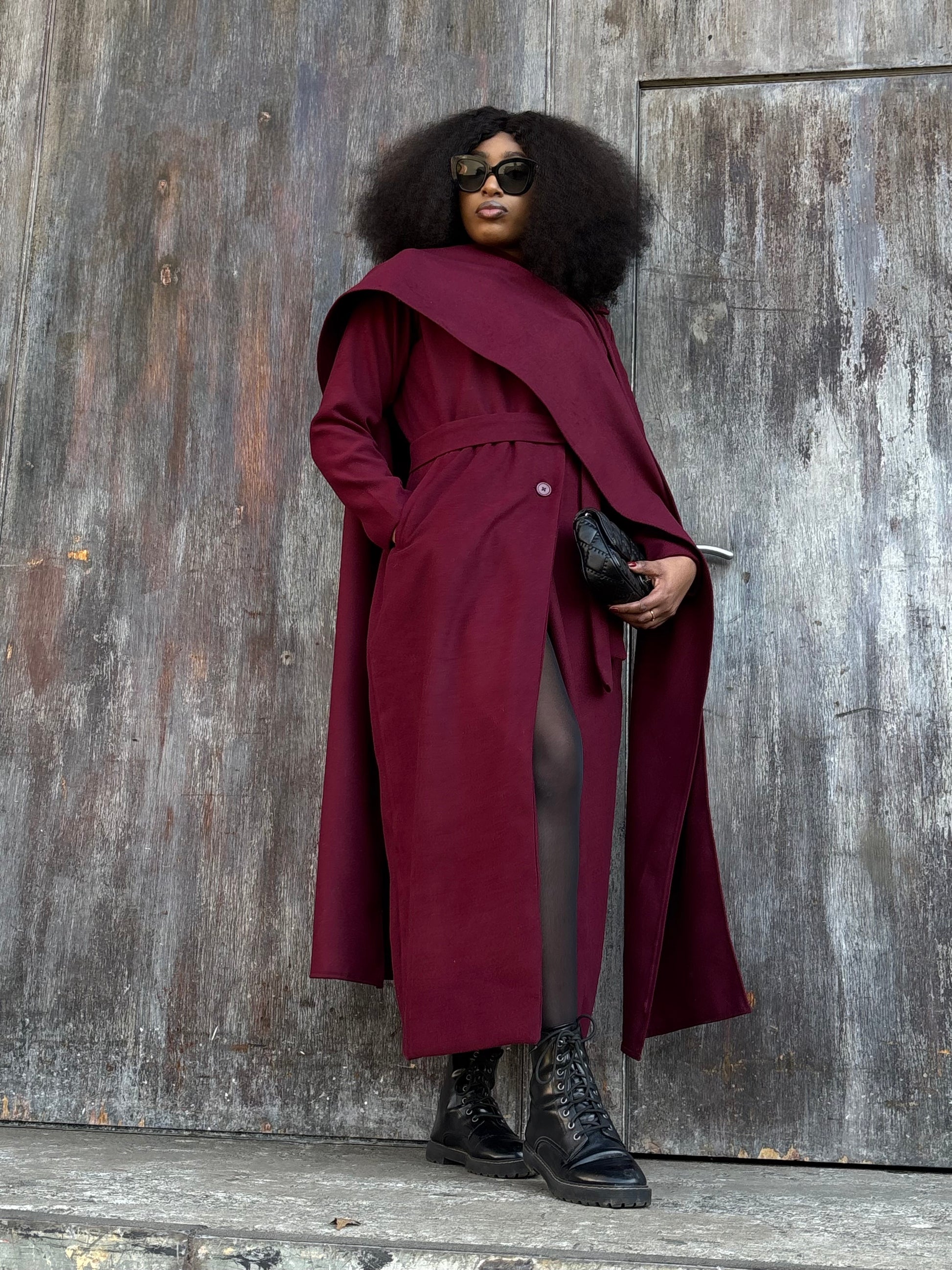 Elegant Scarf Coat